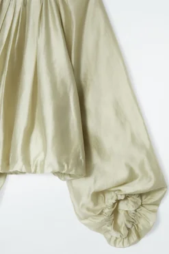 Sale COS PARACHUTE BLOUSE LIGHT GREEN