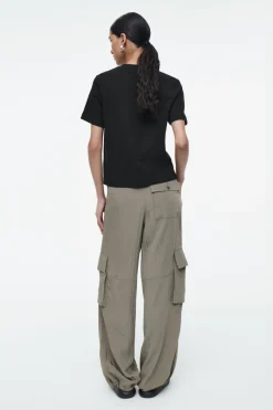 Outlet COS PARACHUTE CARGO PANTS GRAY