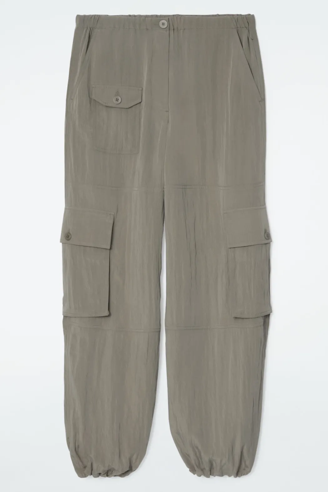 Outlet COS PARACHUTE CARGO PANTS GRAY