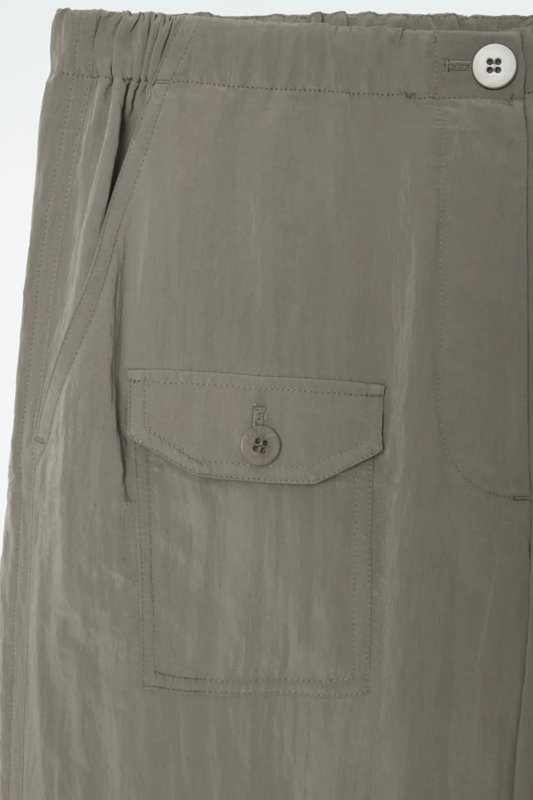 Outlet COS PARACHUTE CARGO PANTS GRAY