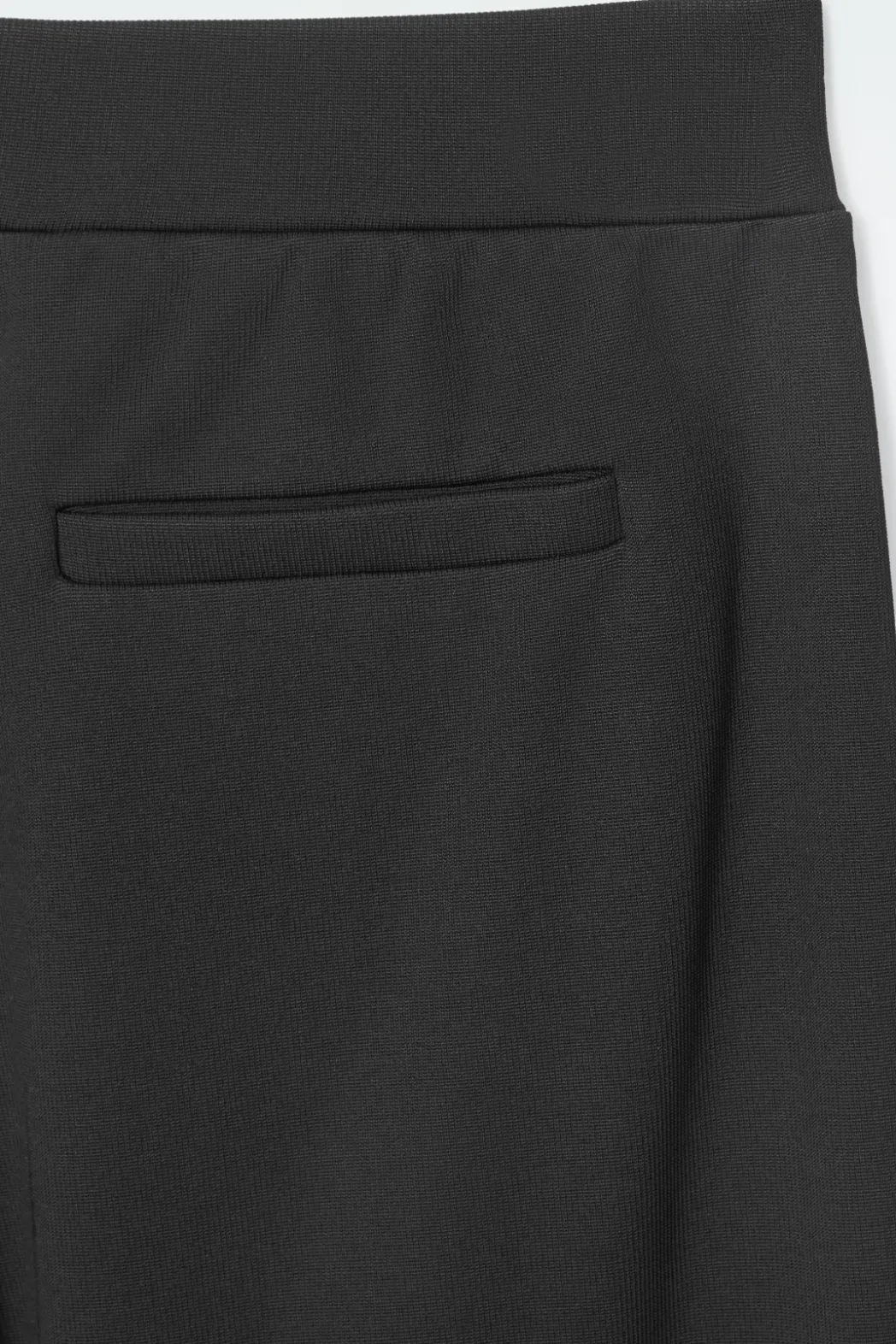 Online COS PINTUCKED STRAIGHT-LEG PANTS BLACK