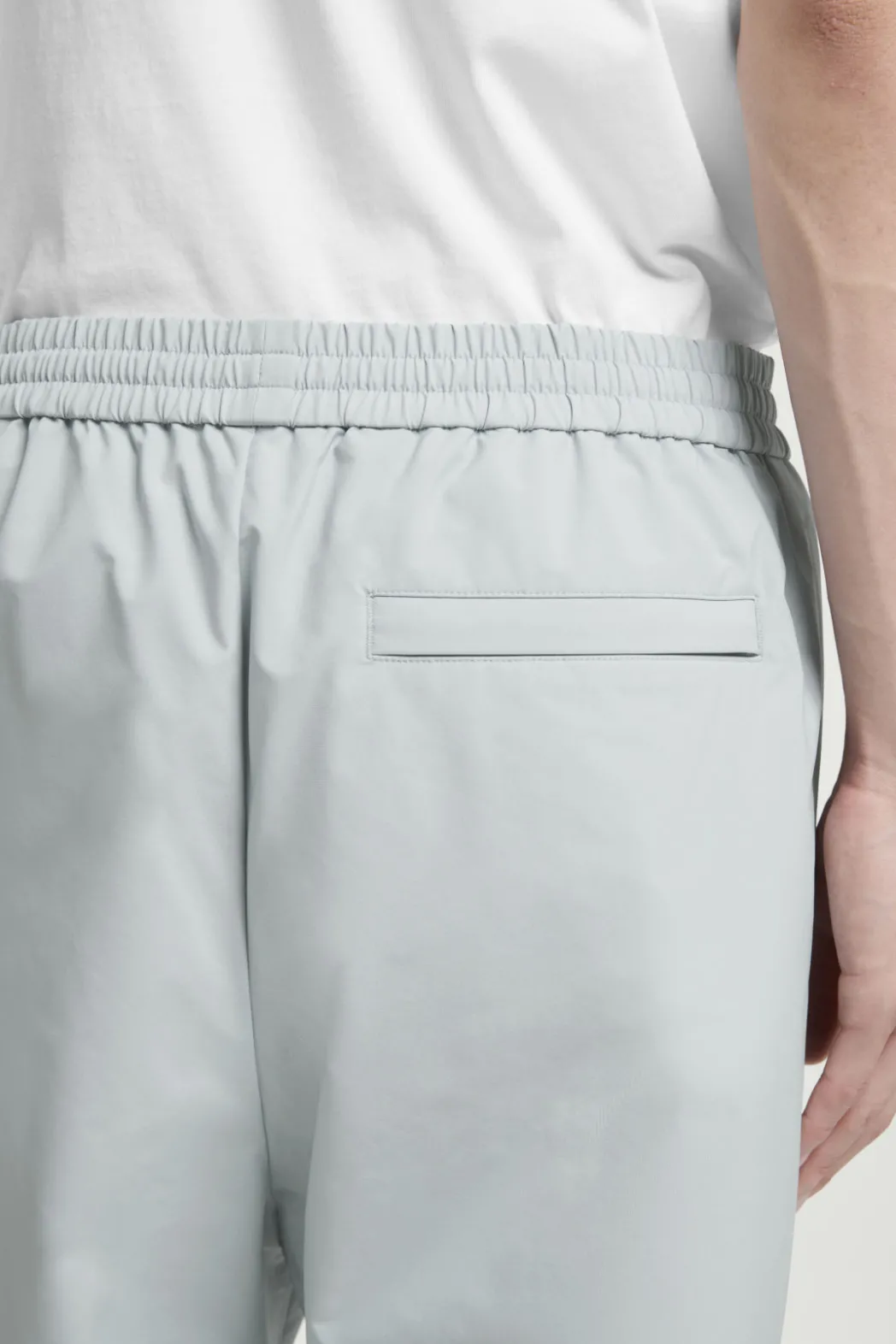 Clearance COS PINTUCKED TAPERED TRACK PANTS GRAY
