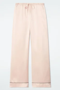 Outlet COS PIPED SILK PAJAMA PANTS APRICOT