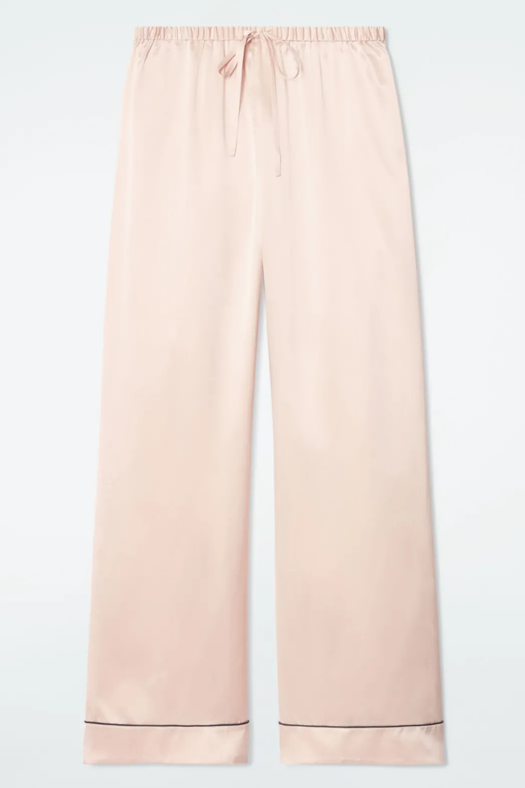 Outlet COS PIPED SILK PAJAMA PANTS APRICOT