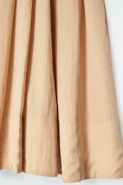 Clearance COS PLEATED A-LINE MIDI SKIRT BEIGE