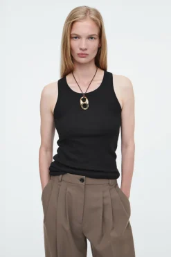 Online COS PLEATED BARREL-LEG WOOL-BLEND PANTS MOLE