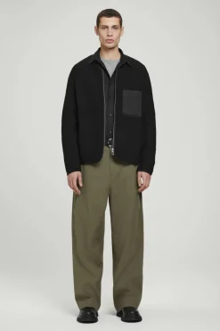 Discount COS POLAR FLEECE LINER JACKET BLACK