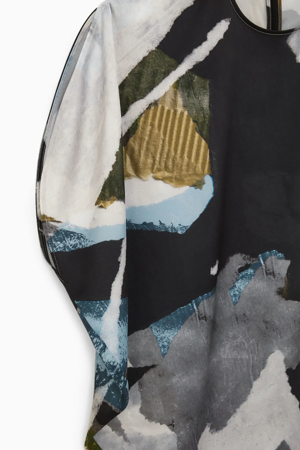 Best COS PRINTED ASYMMETRIC BLOUSE MULTICOLORED