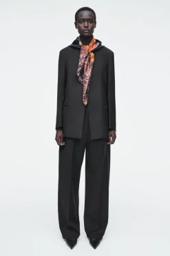 Outlet COS PRINTED SILK SCARF MULTICOLORED