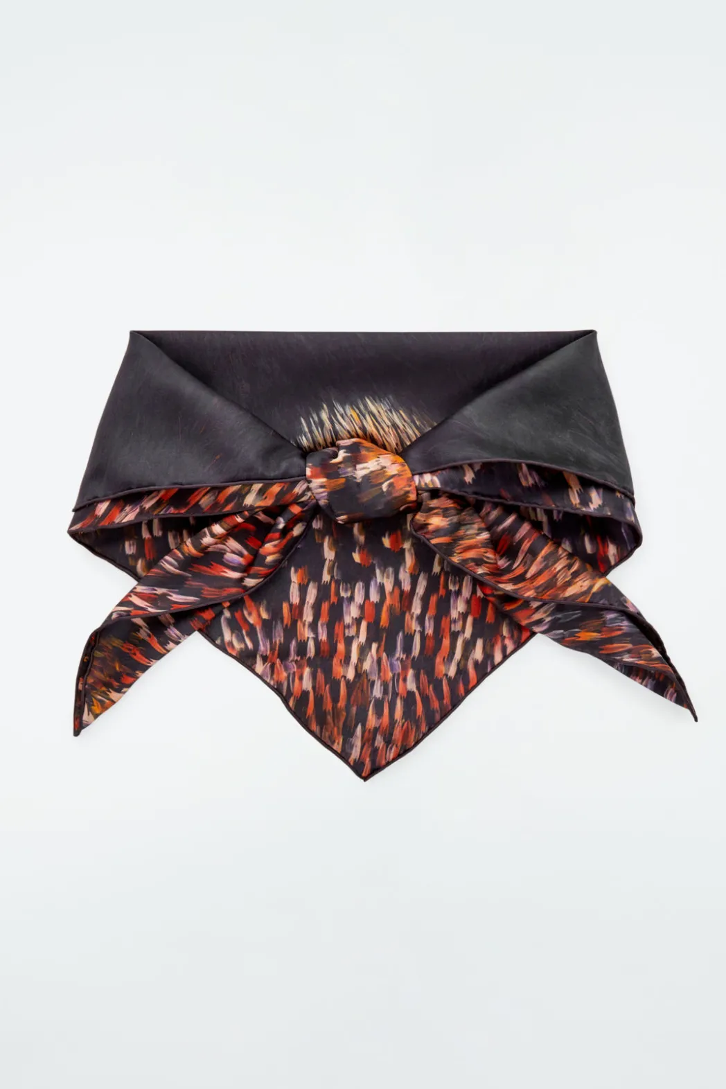 Outlet COS PRINTED SILK SCARF MULTICOLORED