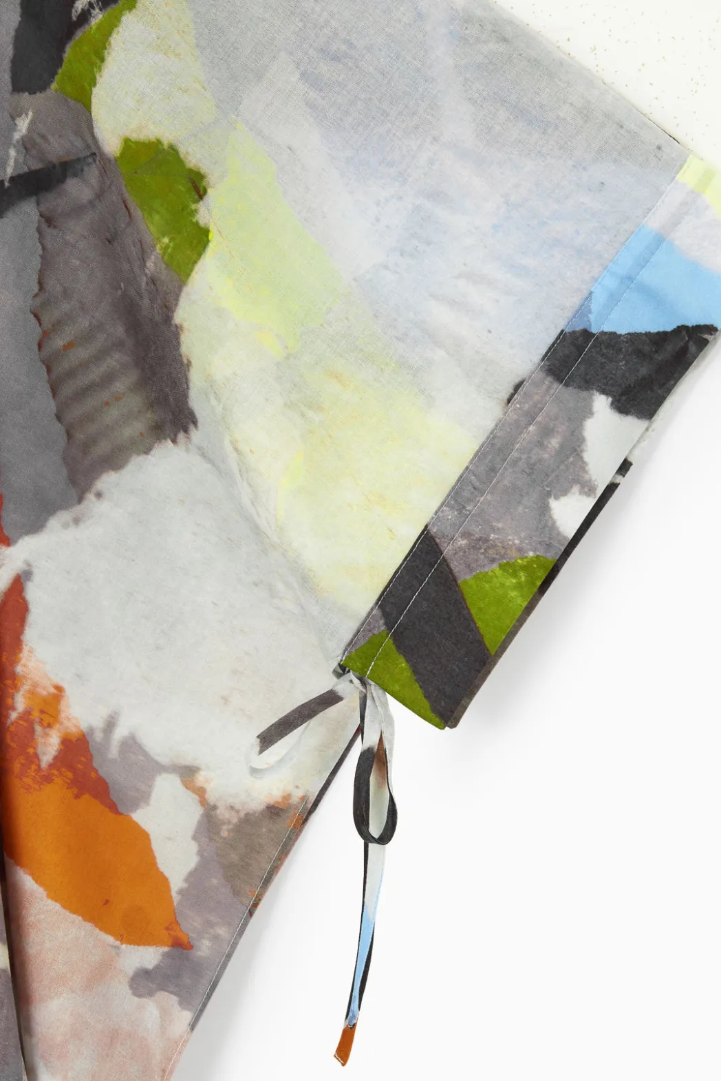Best COS PRINTED TIE-DETAIL KAFTAN MULTICOLORED