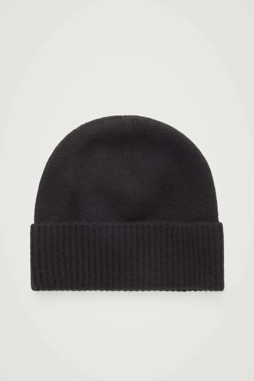 COS PURE CASHMERE BEANIE BLACK