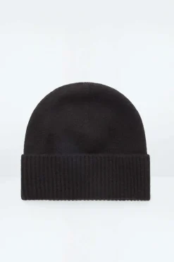 COS PURE CASHMERE BEANIE BLACK