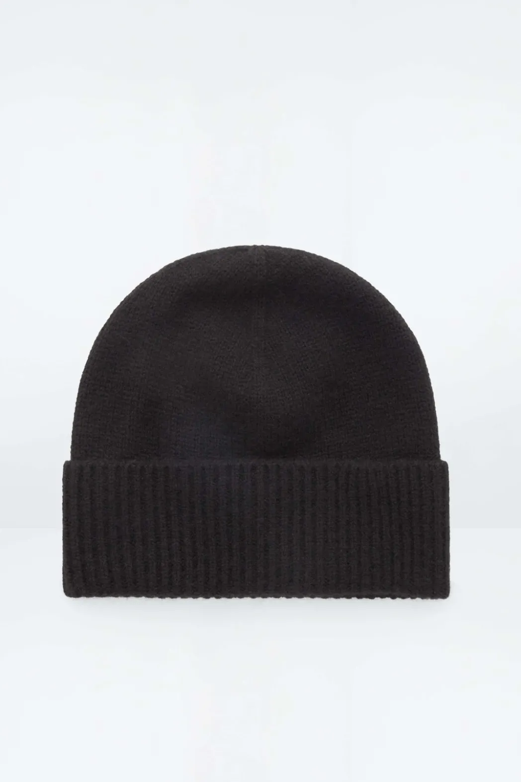 COS PURE CASHMERE BEANIE BLACK