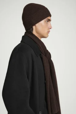 Hot COS PURE CASHMERE BEANIE DARK BROWN