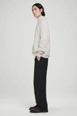 Outlet COS PURE CASHMERE FUNNEL-NECK SWEATER IVORY