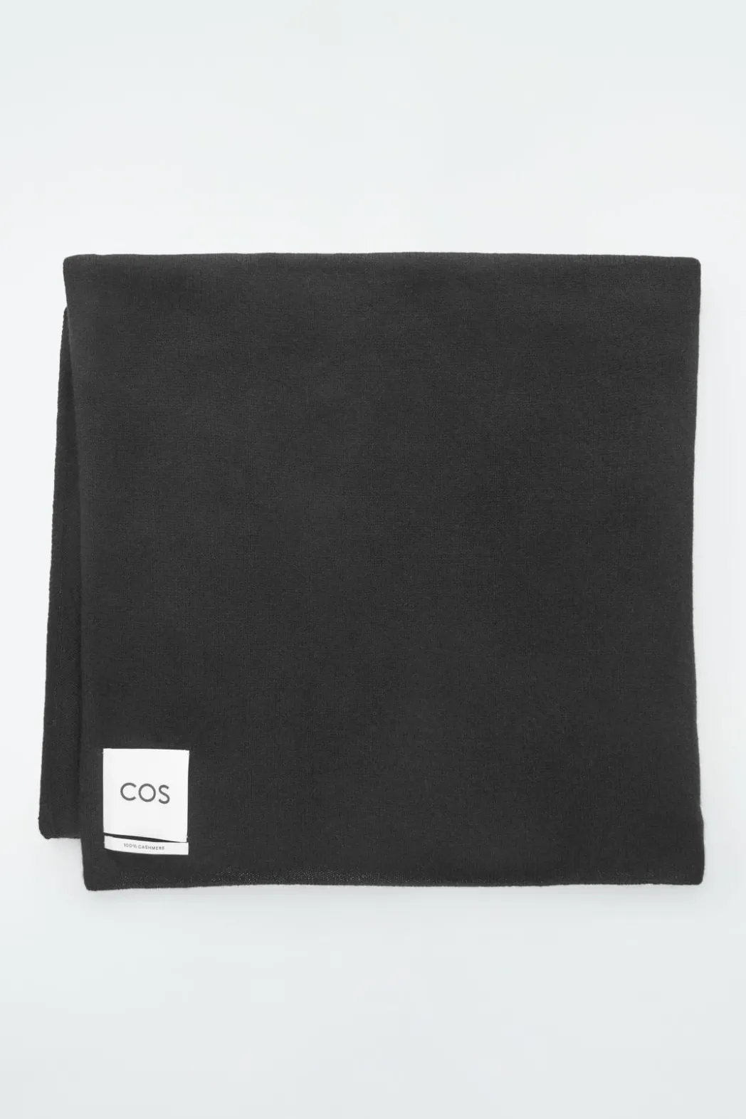 Sale COS PURE CASHMERE SCARF BLACK