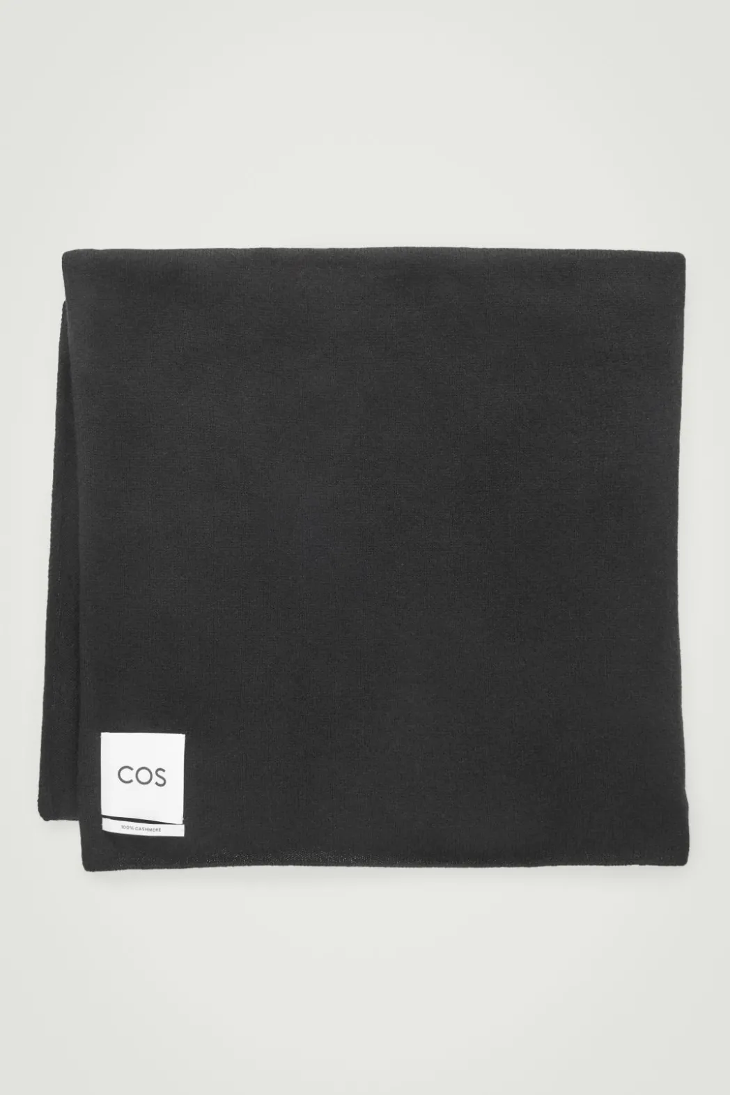 Sale COS PURE CASHMERE SCARF BLACK