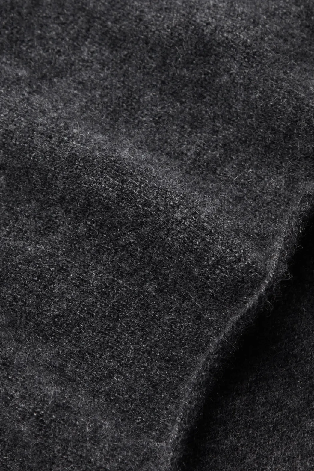 New COS PURE CASHMERE SCARF DARK GRAY