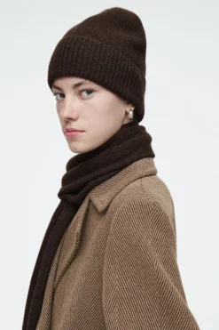 Online COS PURE CASHMERE SCARF BROWN