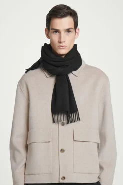 Discount COS PURE CASHMERE SCARF BLACK