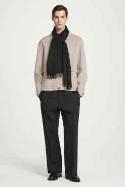 Discount COS PURE CASHMERE SCARF BLACK