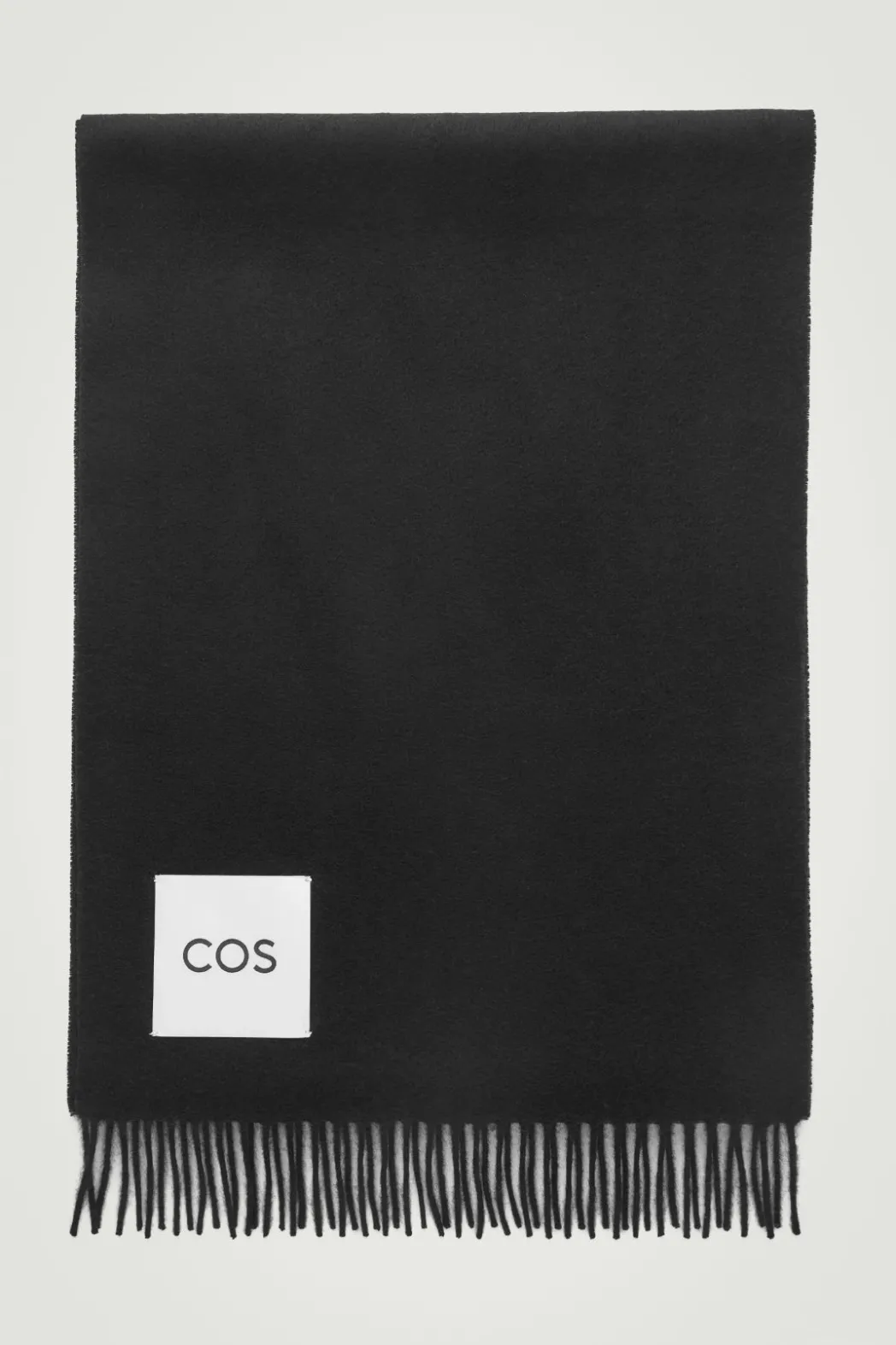 Discount COS PURE CASHMERE SCARF BLACK