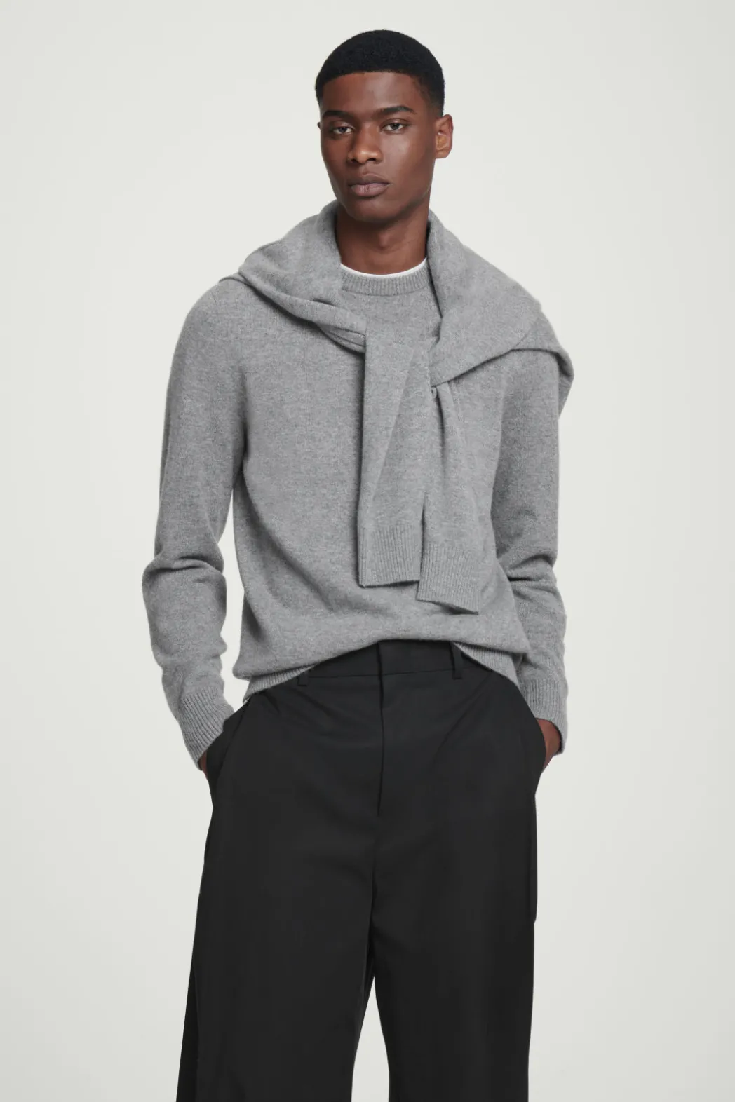 Hot COS PURE CASHMERE SWEATER GRAY