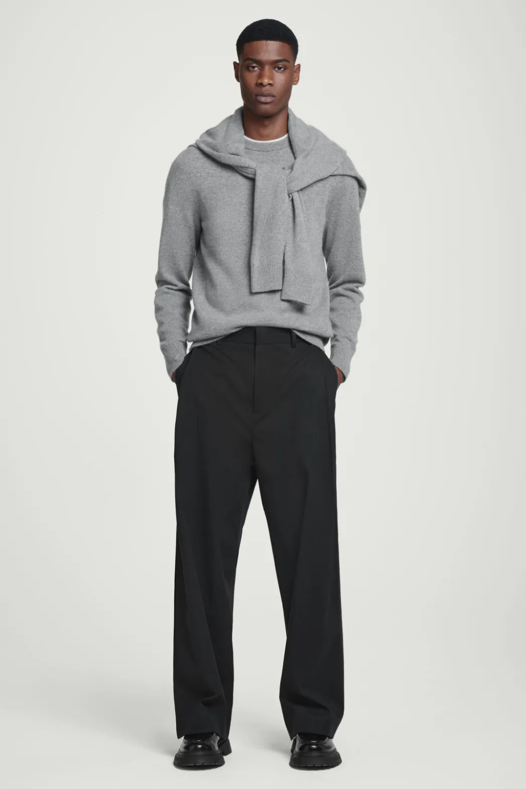 Hot COS PURE CASHMERE SWEATER GRAY