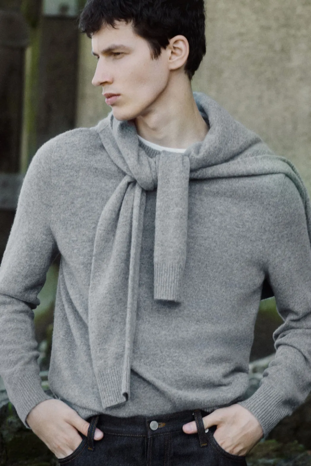 Hot COS PURE CASHMERE SWEATER GRAY
