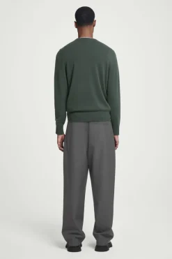 New COS PURE CASHMERE SWEATER DARK GREEN