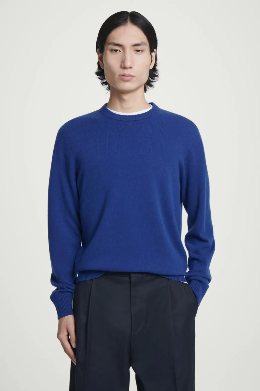 Clearance COS PURE CASHMERE SWEATER COBALT BLUE