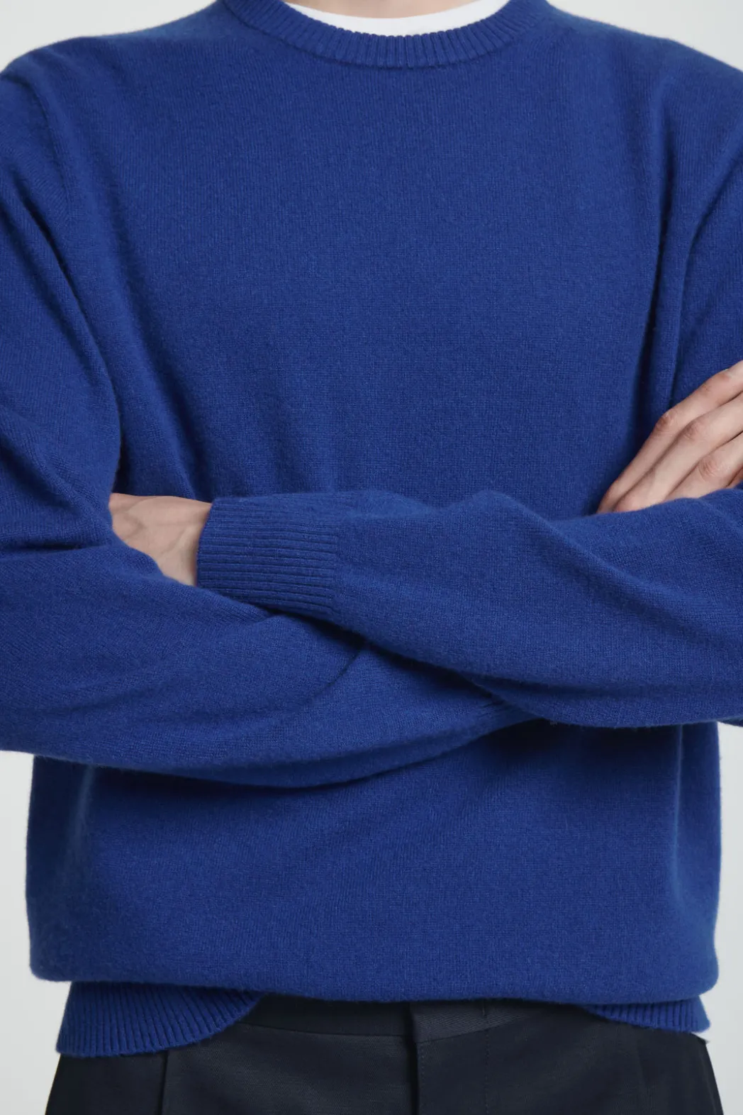 Clearance COS PURE CASHMERE SWEATER COBALT BLUE