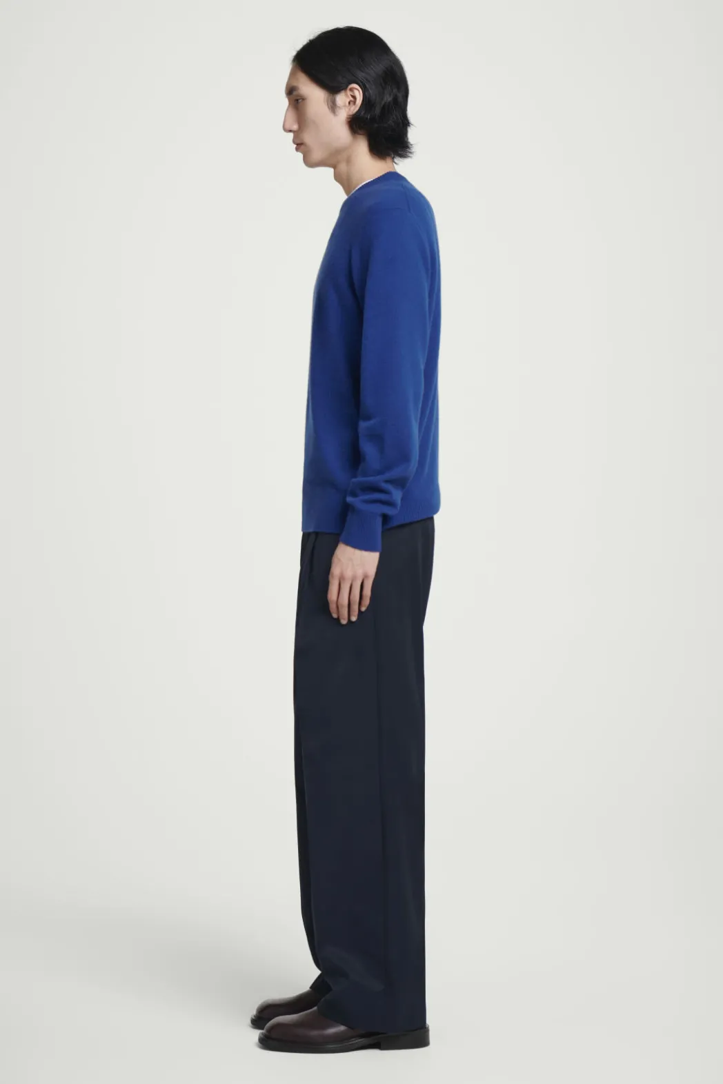 Clearance COS PURE CASHMERE SWEATER COBALT BLUE
