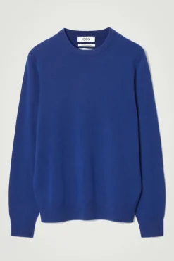 Clearance COS PURE CASHMERE SWEATER COBALT BLUE