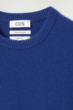 Clearance COS PURE CASHMERE SWEATER COBALT BLUE
