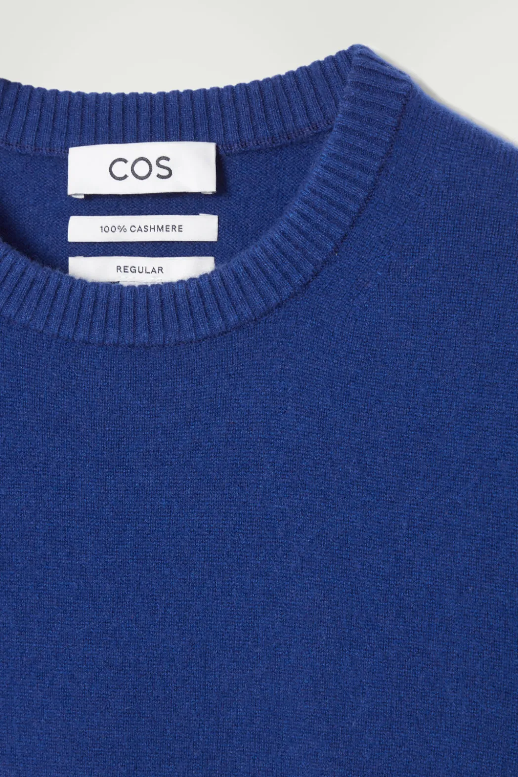 Clearance COS PURE CASHMERE SWEATER COBALT BLUE