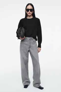 Best COS PURE CASHMERE SWEATER BLACK