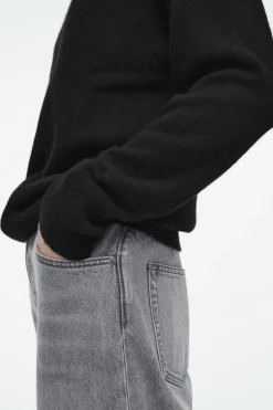 Best COS PURE CASHMERE SWEATER BLACK