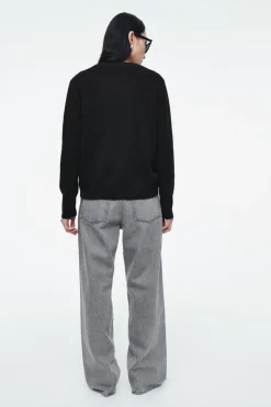 Best COS PURE CASHMERE SWEATER BLACK