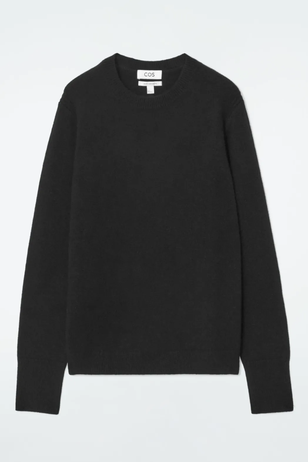 Best COS PURE CASHMERE SWEATER BLACK