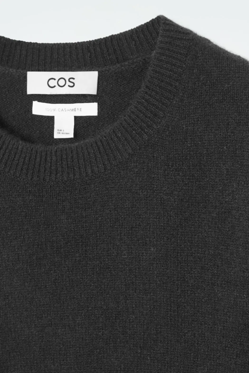 Best COS PURE CASHMERE SWEATER BLACK