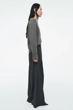 New COS PURE CASHMERE SWEATER GRAY