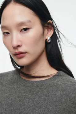 New COS PURE CASHMERE SWEATER GRAY