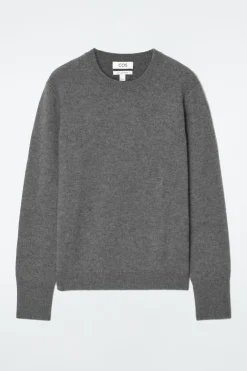 New COS PURE CASHMERE SWEATER GRAY