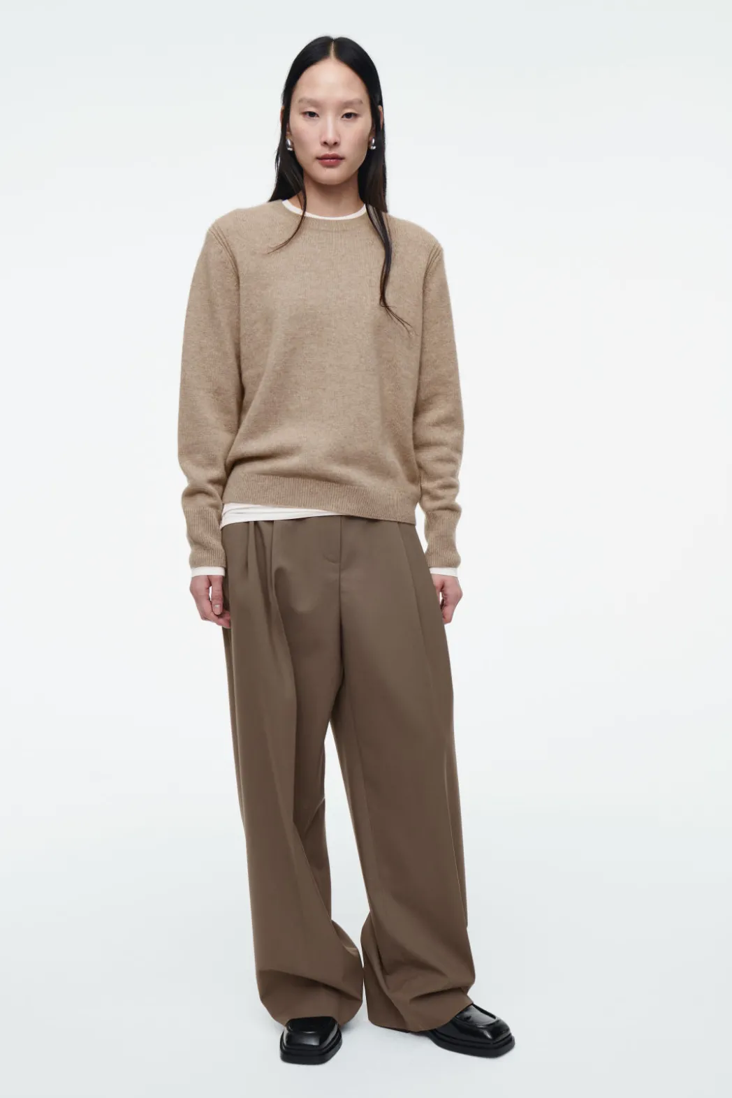 Hot COS PURE CASHMERE SWEATER BEIGE