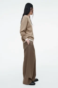 Hot COS PURE CASHMERE SWEATER BEIGE