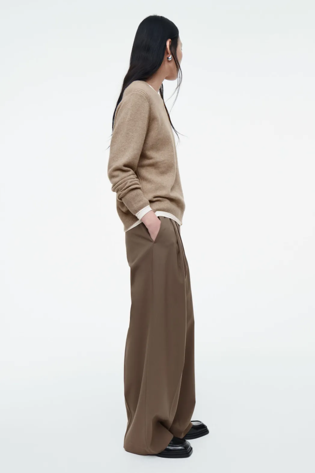 Hot COS PURE CASHMERE SWEATER BEIGE
