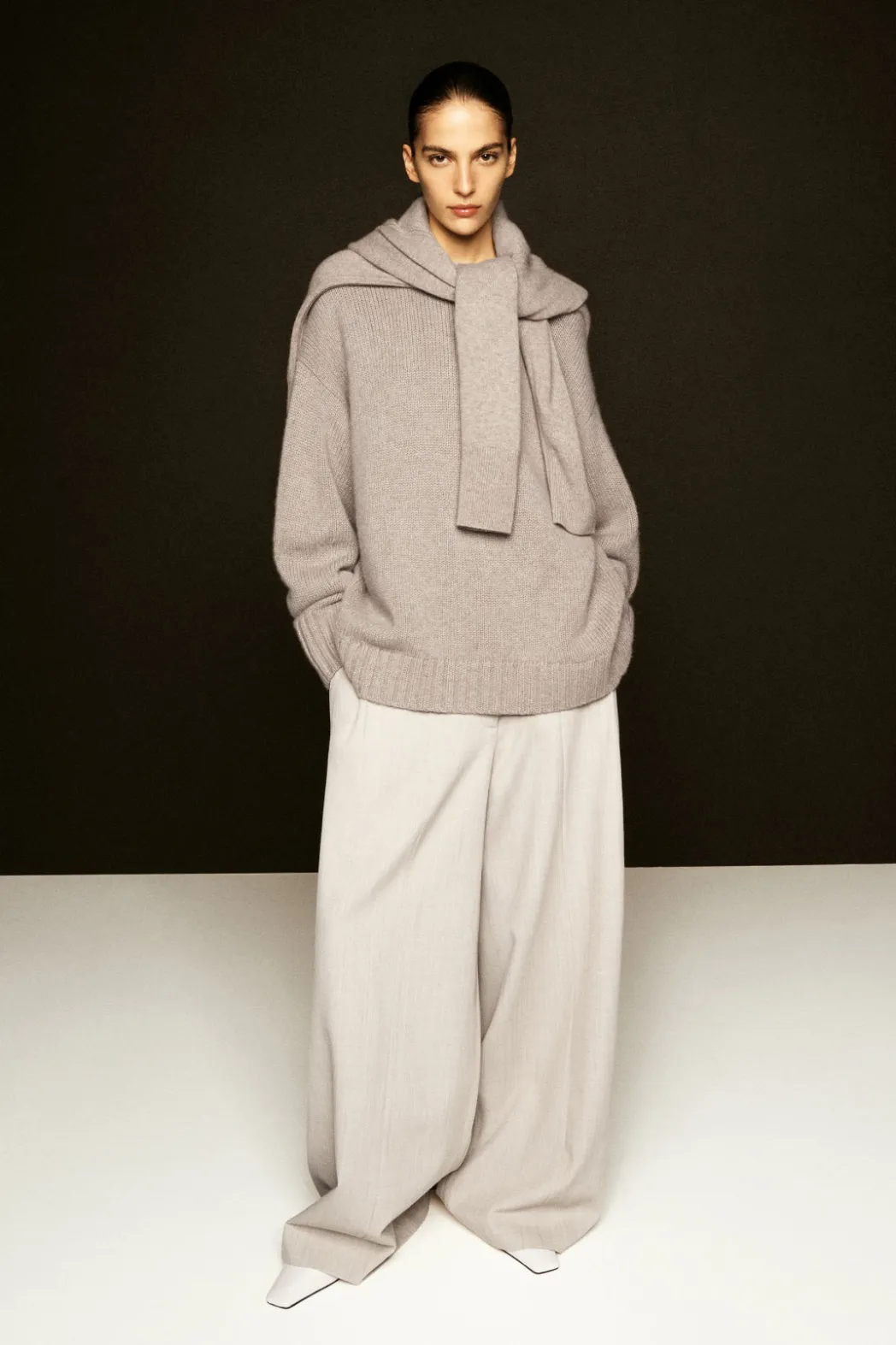 Hot COS PURE CASHMERE SWEATER BEIGE