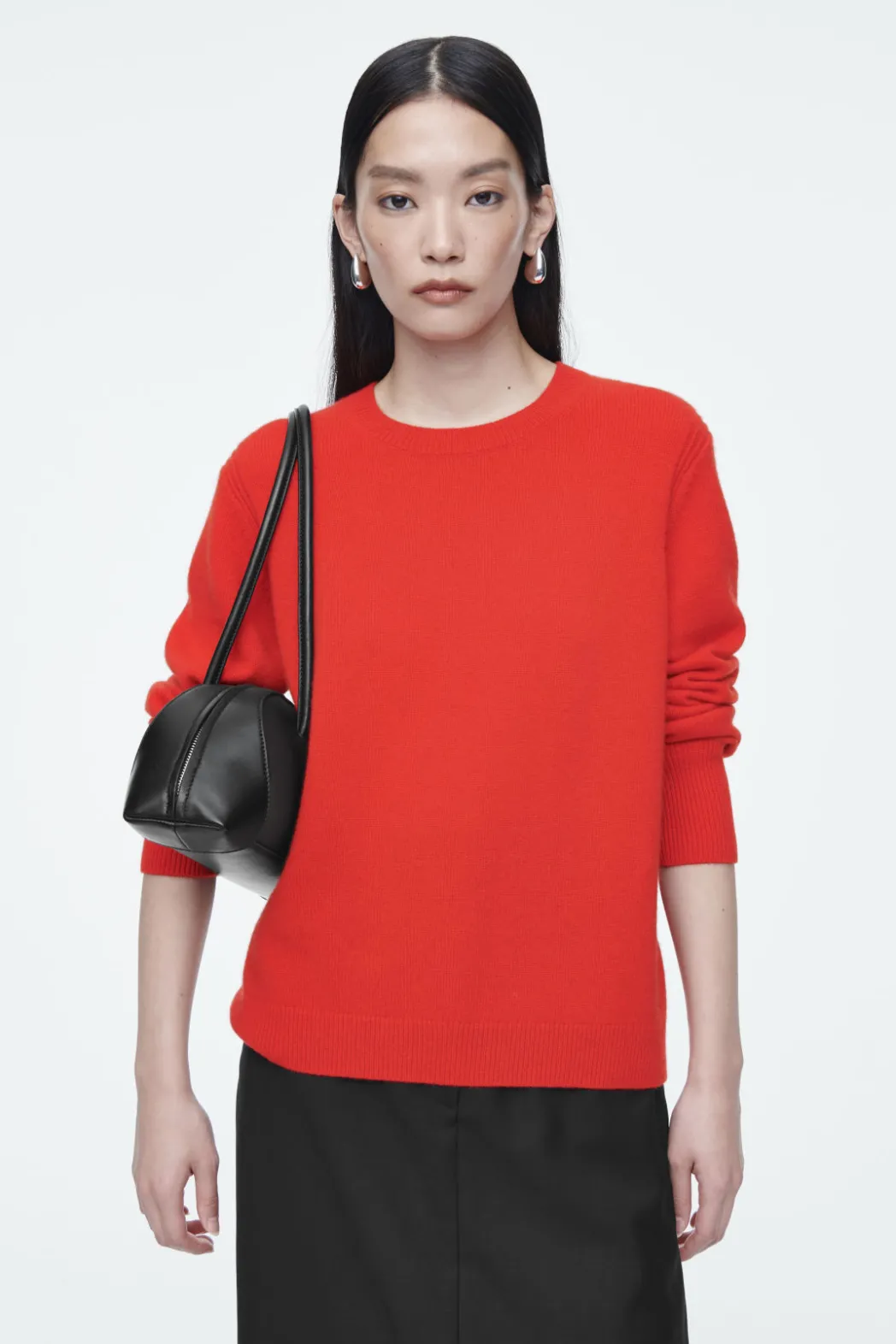 Online COS PURE CASHMERE SWEATER BRIGHT RED